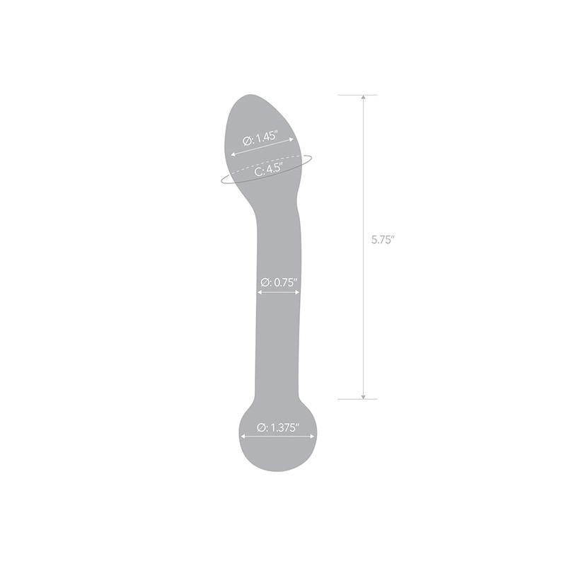 Szklane dildo analne - Glas Honey Dripper